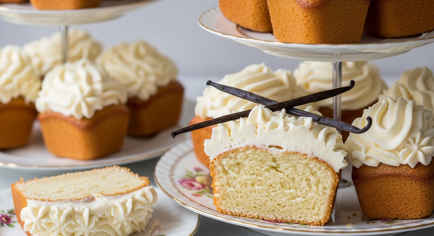 French Vanilla Cloud Mini Loaf Cakes